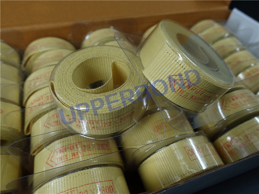 kupować Taśma o wysokiej wytrzymałości 0,62 mm z włókna aramidowego do wytwarzania papierosów / filtrów produkcja online